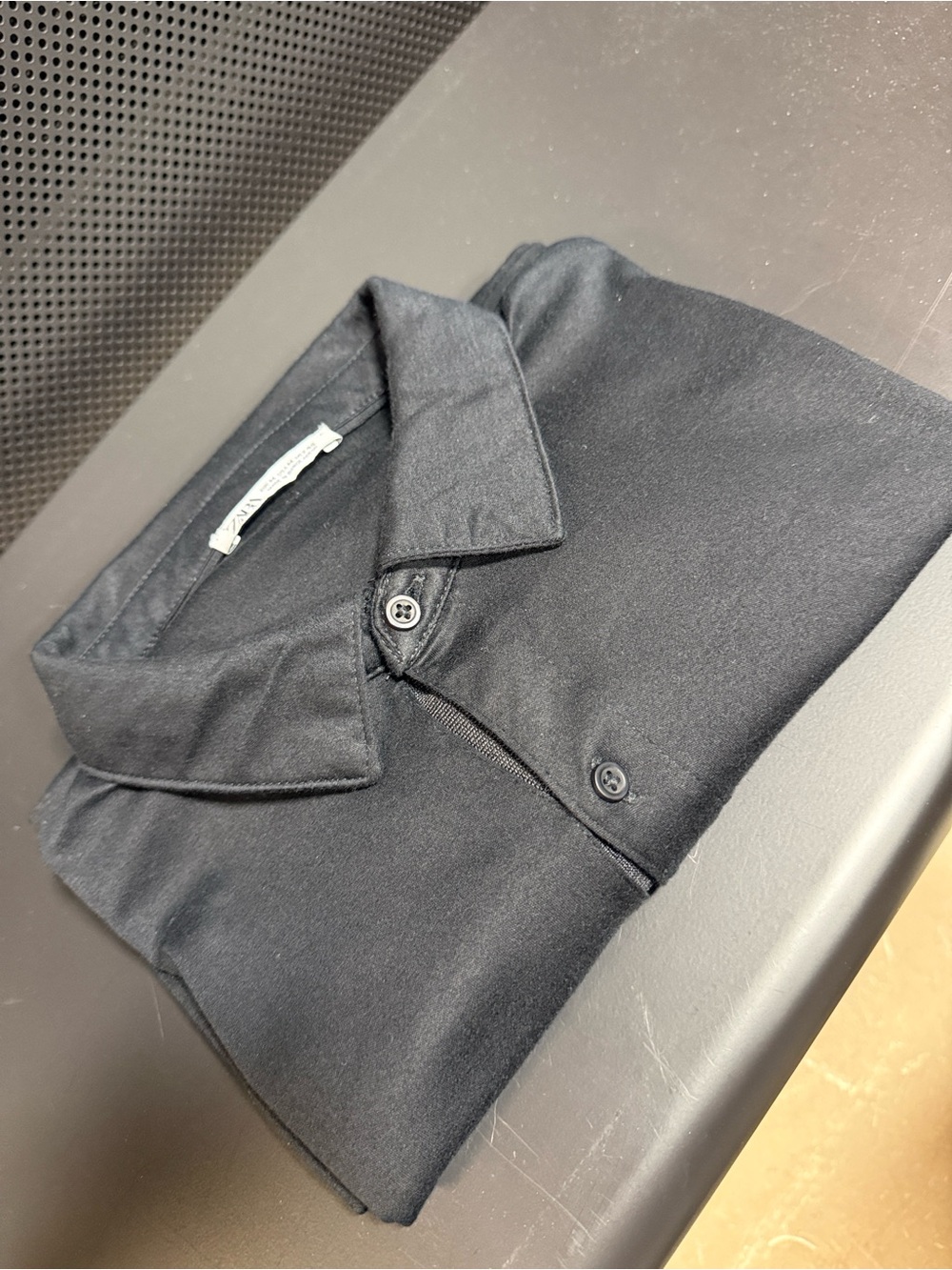 Zara Classic Black Polo Shirt